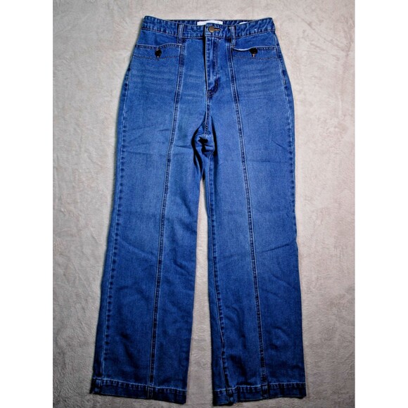 Sam Edelman Codie Med Wash High Rise Wide Leg Women's Jeans Size 29 - Picture 3 of 9